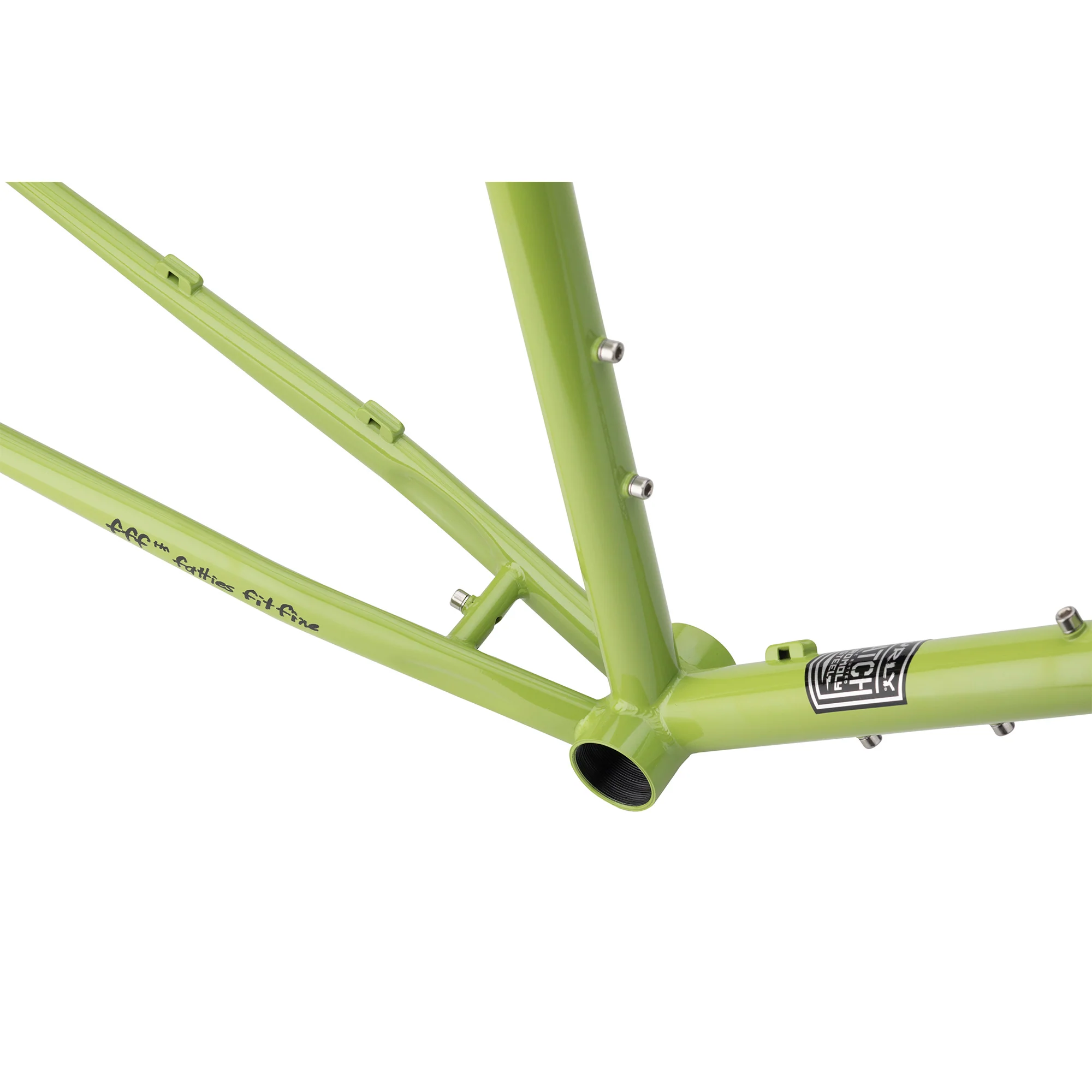 Disc Trucker 26" Frameset - Pea Lime Soup - Image 4